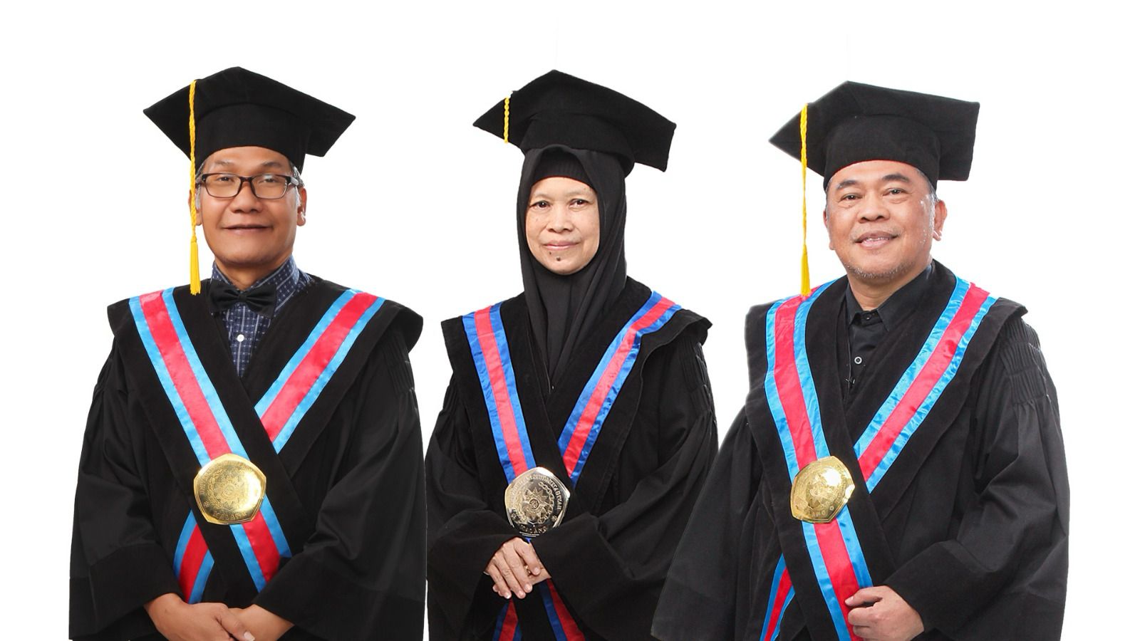 Prof. Dr. Sidik Sunaryo, M.Si., M.Hum., Prof. Dr. Tongat, M.Hum. dan Prof. Dr. Fifik Wiryani, M.Si.,